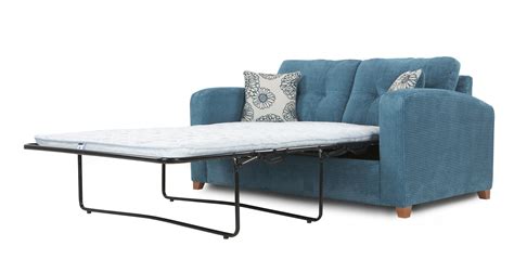 Dfs Meadow Teal Formal Back Settee 2 Seater Fabric Sofa Bed Ebay
