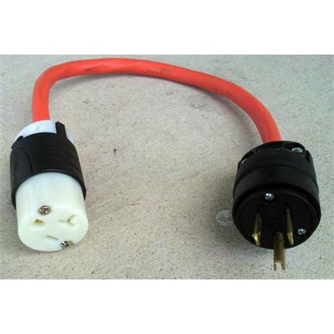 Clean Storm 3 Wire 15 Amp 120 Volt Male Plug To 3 Wire 20 Amp 120 Volt