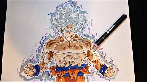 Mon Dessin De Goku Ultra Instinct Maîtrisé Dragon Ball France Amino