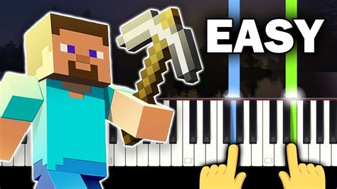 Minecraft Wet Hands Very Easy Piano Tutorial Youtube