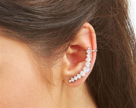 Full Ear Crystal Earring Cuff Now £14 Platinum Plated Ear Cuff Which
