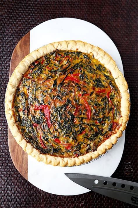 Spring Swiss Chard Pie With Gruyère Pickled Plum Food And Drinks