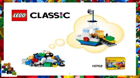 Lego Instructions Classic 10702 Creative Building Set Boat