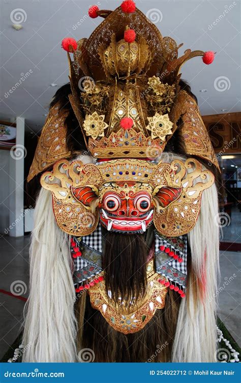 A Very Vibrant And Colourful Image Of The Barong Of Bali Indonesia