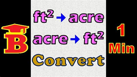 Sqft To Acre Acre To Sqft Conversion Youtube