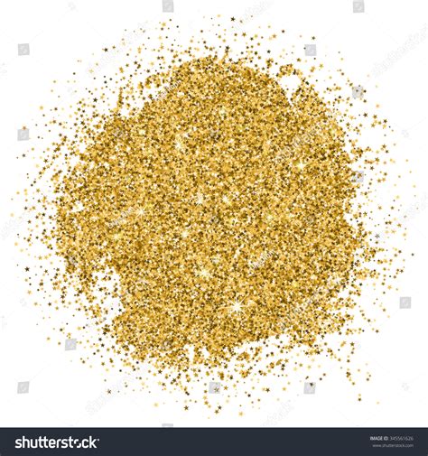 Abstract Gold Glitter Background For The Card Invitation