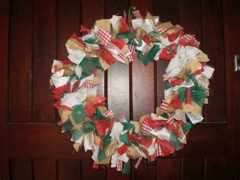 Christmas Rag Wreath · A Fabric Wreath · Decorating On Cut Out Keep