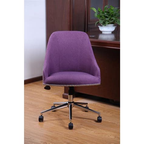 Office chair purple adjule swivel kidney shaped desk for s small top 10 desk chairs for kids of 2019 study room photography backdrop. Boss Purple Carnegie Desk Chair-B516C-PR - The Home Depot