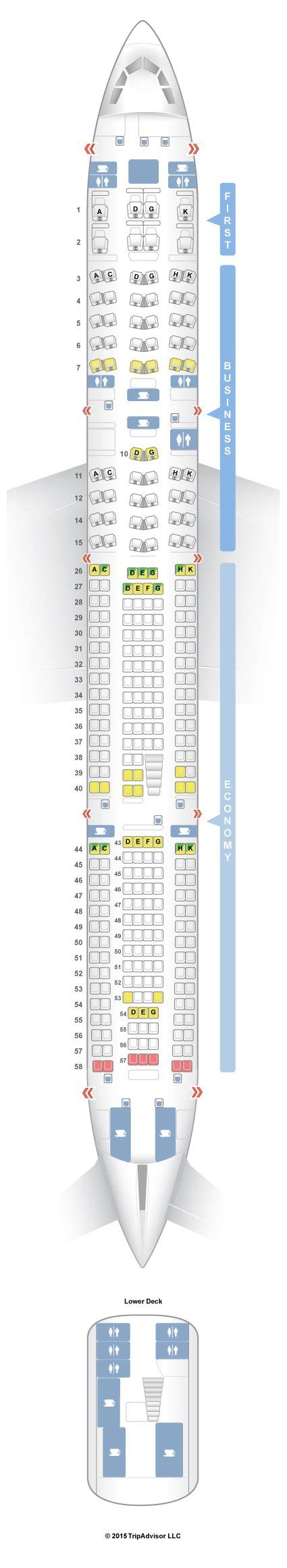 Seatguru Seat Map Lufthansa Airbus A340 600 346 V2 A340 600
