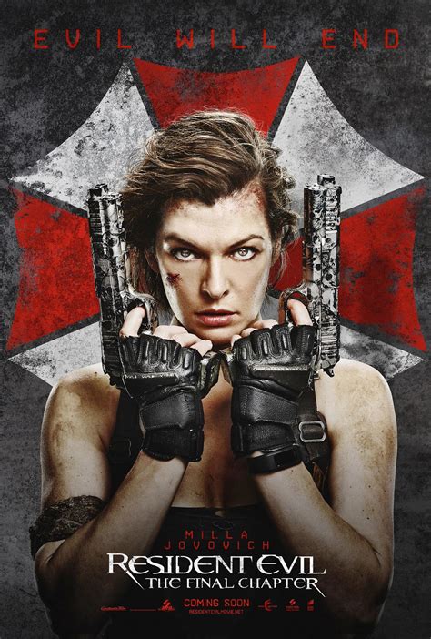 Resident Evil The Final Chapter Poster Trailer Addict