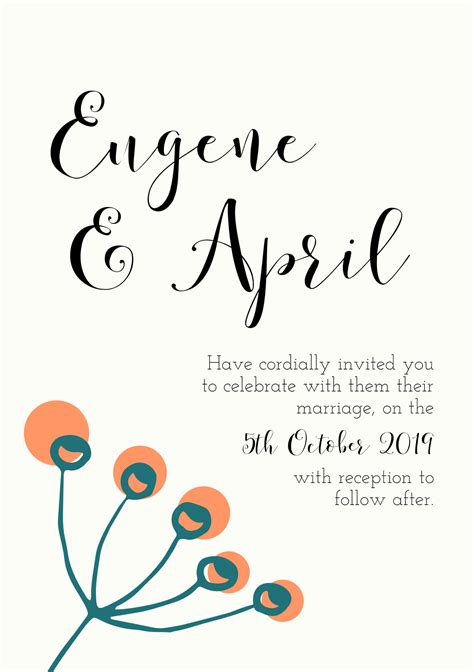 Invite your wedding guests with ease with our digital invitations. 20 Free Wedding Invitation Template Cards - Printable And Editable PSD