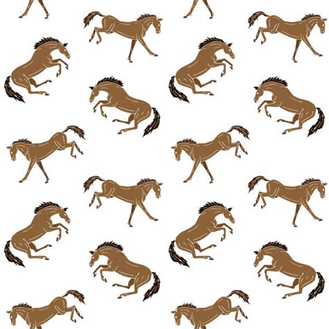 50 Wild Horse Kicking Stock Illustrations Royalty Free Vector