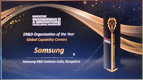 Samsung Wins Twin Honours At The Nasscom Engineering And Innovation