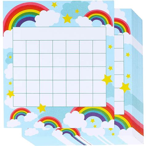 Buy Classroom Incentive Sticker Chart For Kids Behavior 525 X 6 In