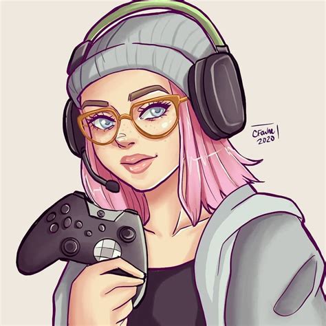 Chelsea Favre On Instagram A Fun Little Gamer Girl Commission I Did