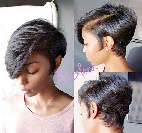 If you're opting for short hair, mackinder recommends going for a classic razor cut as it will be one of the most versatile hairstyles for women that can be worn straight or wavy. Cute @iamdeangeloyglenn - Black Hair Information
