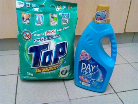 The product is soluble in water and no residue after washing. LAKUKAN APA SAJA YANG DISUKAI: Sabun Pencuci TOP