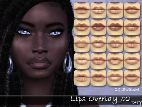 Lips Overlay 02 Sims Crazy Creations