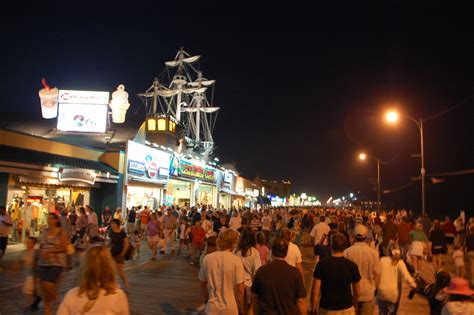 Ocean City Nj Boardwalk At Night Musicforruby