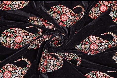 Embroidered Velvet Fabric At Rs 595 In Surat Id 6040743 D Raj
