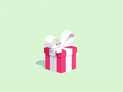 Gift Animation Motion Gifts Exchange Dribbble Giving