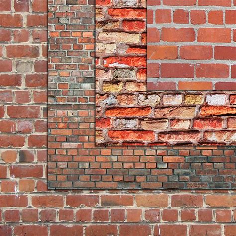 12 Brick Wall Backgrounds Digital Scrapbook Papers Etsy