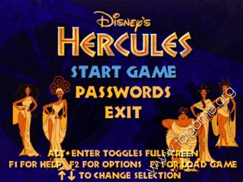 Disneys Hercules Action Game Download Free Full Games