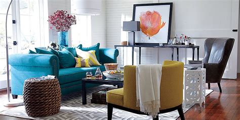 Teal And Mustard Vintage Colour Combo Modern Look Home Living Room