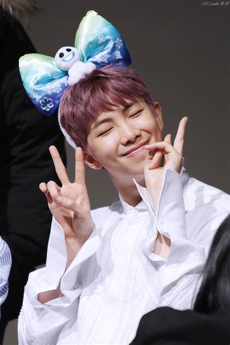 Things that make you go aww. Literally Just 47 Photos Of BTS Rap Monster's Dimples ...