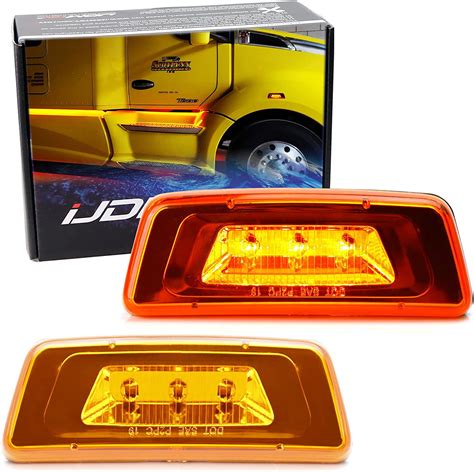 Led Lights For Kenworth T680 And Peterbilt 579 Glo Cab Lights Amberclear