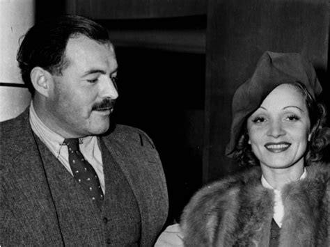 Ernest Hemingway And Marlene Dietrich Ernest Hemingway Marlene Dietrich