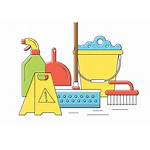 Cleaning Clean Icons Clipart Housekeeping Tool Vector