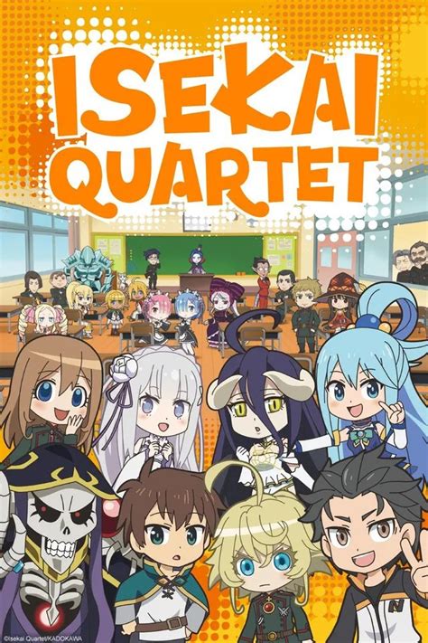 Anime Where The Characters Actually Get Together - Isekai Quartet Anime Series Review | DoubleSama