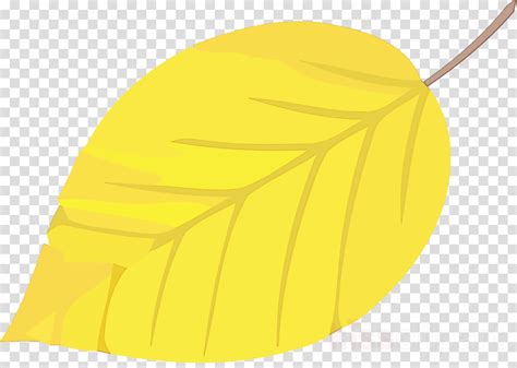 Yellow Leaf Clipart Yellow Leaf Transparent Clip Art