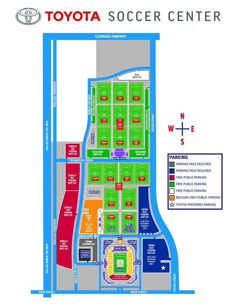 Fc Dallas Stadium Map Map Resume Examples