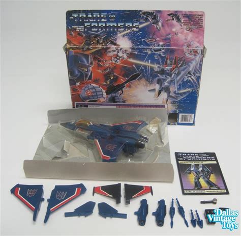 Transformers 1984 G1 Complete Thundercracker Complete With Box 1b