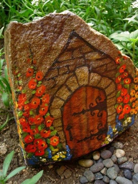 40 Creative Diy Garden Art Painted Rocks Diygarden Gardenart