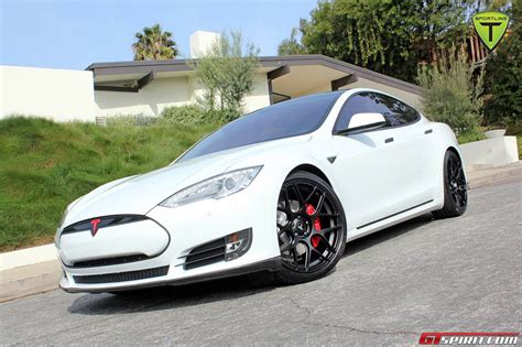 Custom T Sportline Tesla Model S Heading To La Auto Show Gtspirit