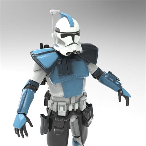 Clone Wars Arc Trooper Fives Wearable Armor Template For Eva Etsy