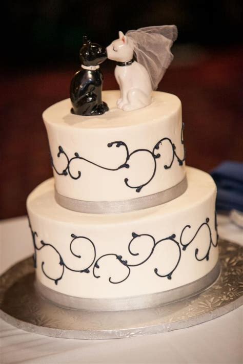 Cat Wedding Cake Toppers Jenniemarieweddings