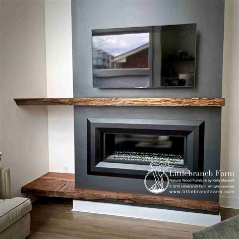 Stunning Live Edge Fireplace Mantel Ideas To Transform Your Home