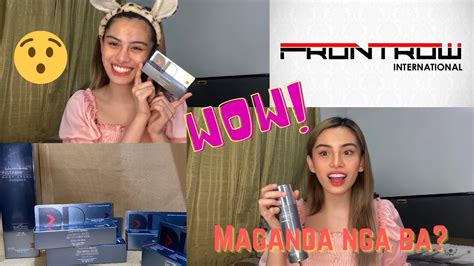 Trying Frontrow Products Anne Tenorio Philippines Youtube