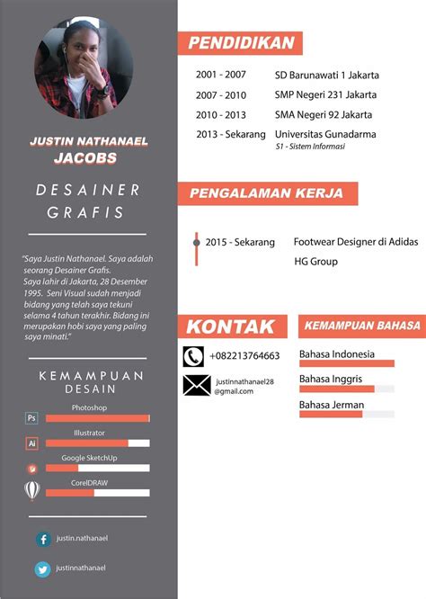 Cv dalam bahasa indonesia harus memperhatikan eyd. Contoh Desain Industri Di Indonesia | Blog Garuda Cyber