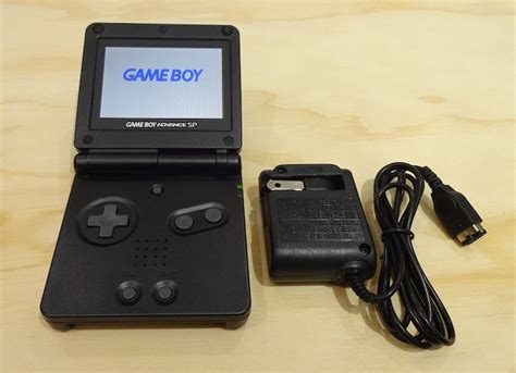 Nintendo Game Babe Advance GBA SP Onyx Black System AGS Etsy