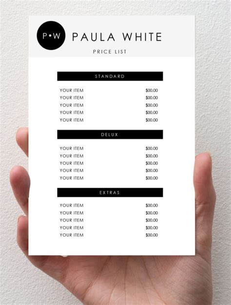 Which cryptocurrency under 100 inr is a good investment for 2021? Price List Design Templates - Word Excel PDF Formats