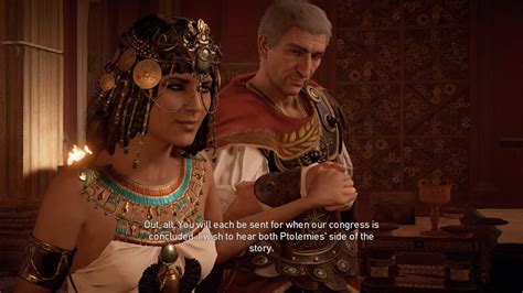 Assassins Creed Origins Cleopatra Meets Caesar YouTube