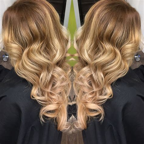 Beautiful Bronze And Caramel Ombré Sombre Balayage And Some Soft Bouncy