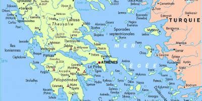Grčija Hellas zemljevid Zemljevidi Grčija Hellas Južni Evropi