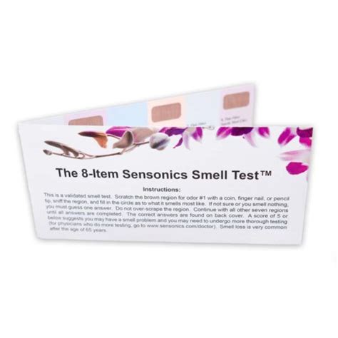 8 Odor Sensonics Smell Test Sensonics International