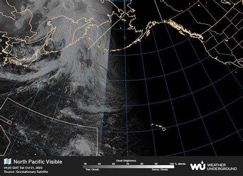 North Pacific Global Visible Satellite Satellite Maps Weather